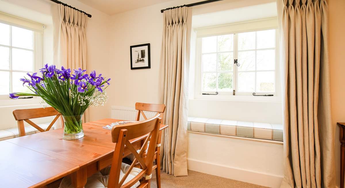 The second dining-area is light and airy. The perfect space for enjoying that special family meal.