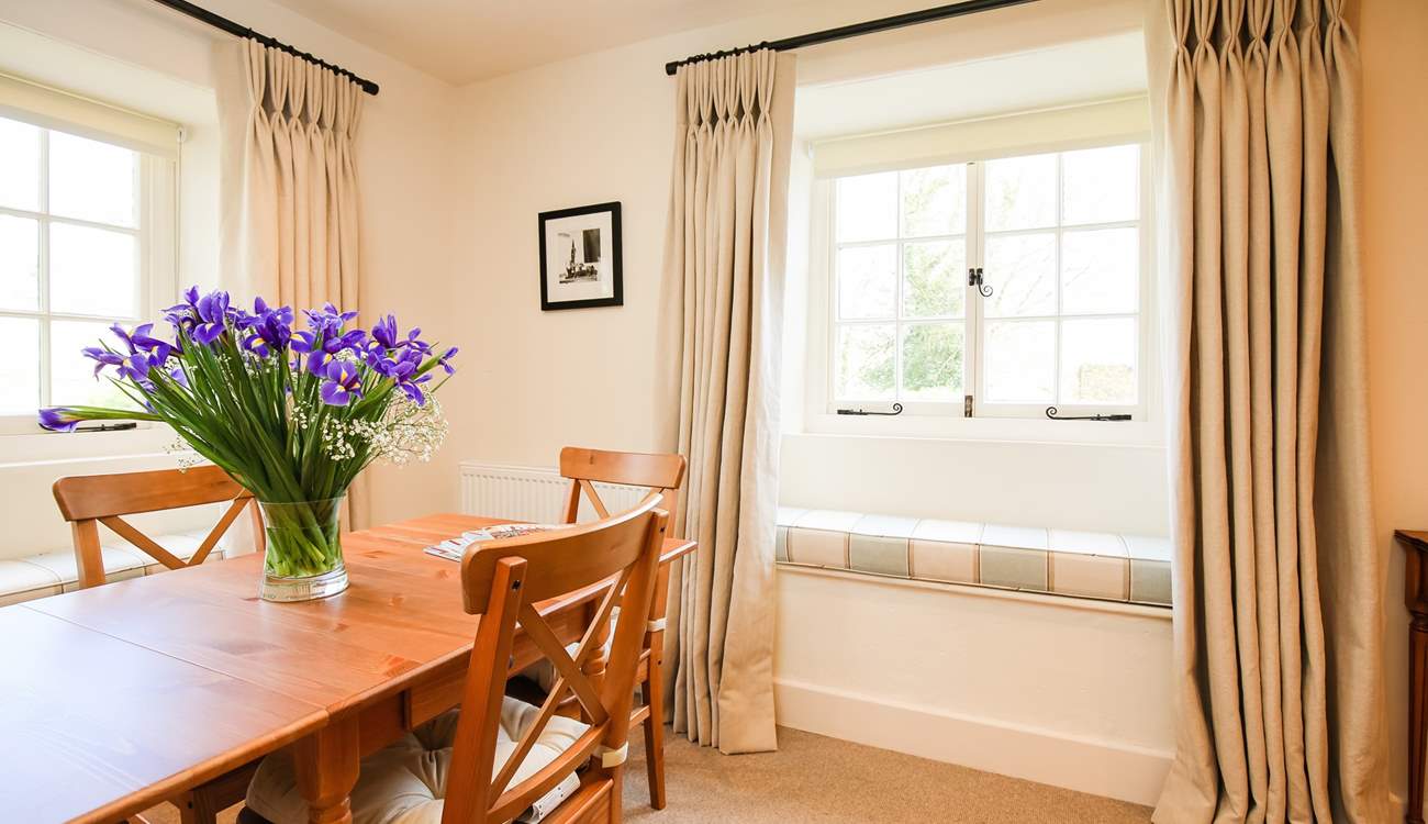 The second dining-area is light and airy. The perfect space for enjoying that special family meal.