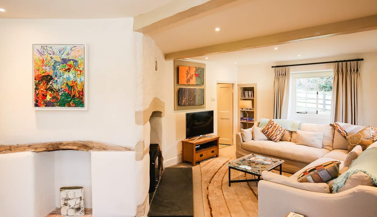 Peeking into the sitting-room.