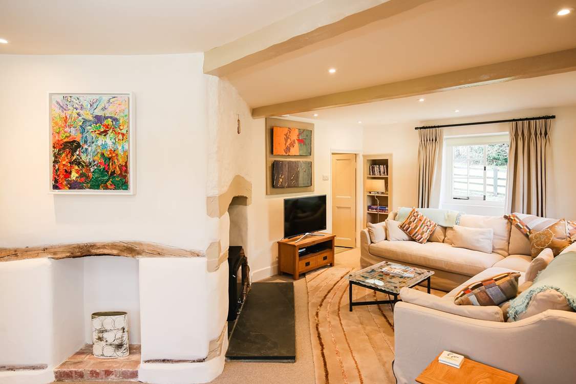 Peeking into the sitting-room.