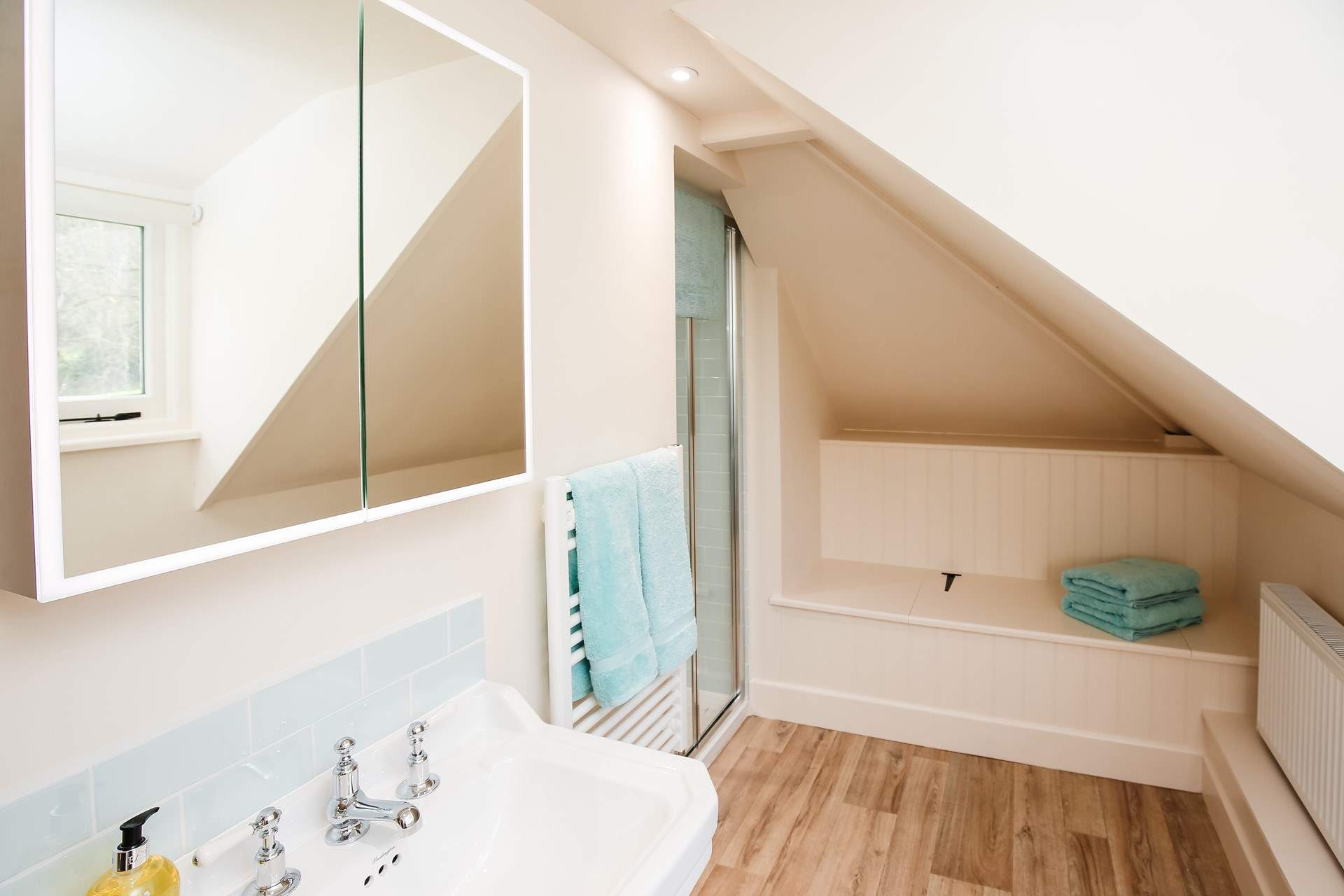 Bedroom 4 is also home to this en suite shower-room.