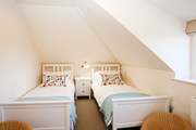 Bedroom 3 is a very cute twin room. Perfect for the younger ones of the party.