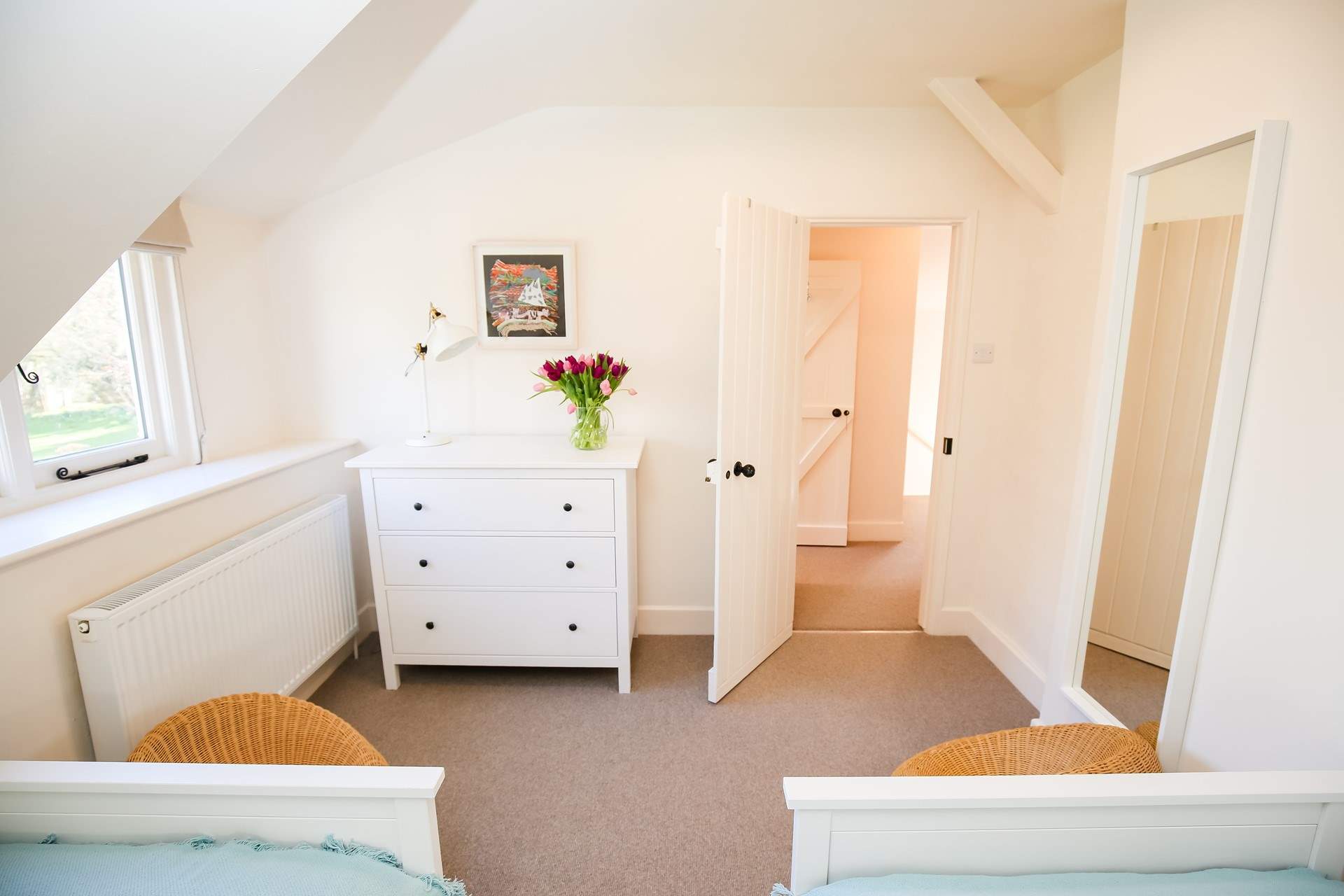 Looking out of bedroom 2 across the landing.