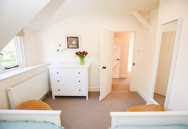 Looking out of bedroom 2 across the landing.