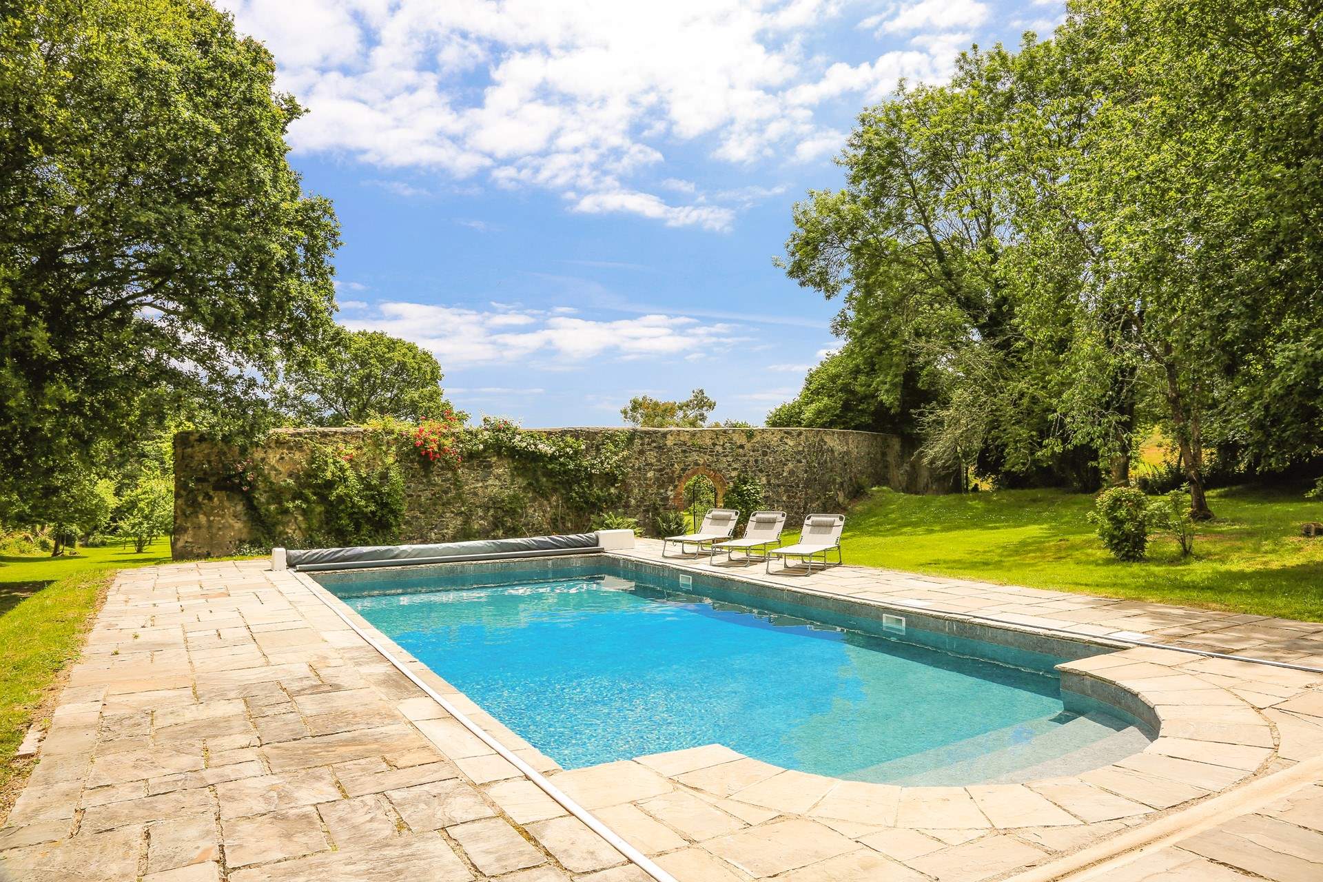There is no better way than starting the day with a few lengths of this magnificent pool.