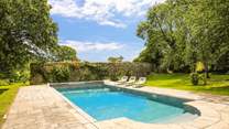 There is no better way than starting the day with a few lengths of this magnificent pool.