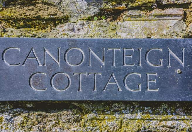 Welcome to Canonteign Cottage.
