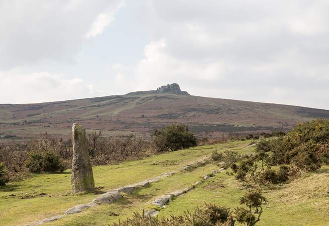 Pack your walking boots and explore Dartmoor with its spectacular scenery. This is Haytor.