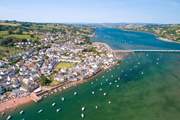 Shaldon is very picturesque with the seaside town of Teignmouth on the opposite side of the estuary.