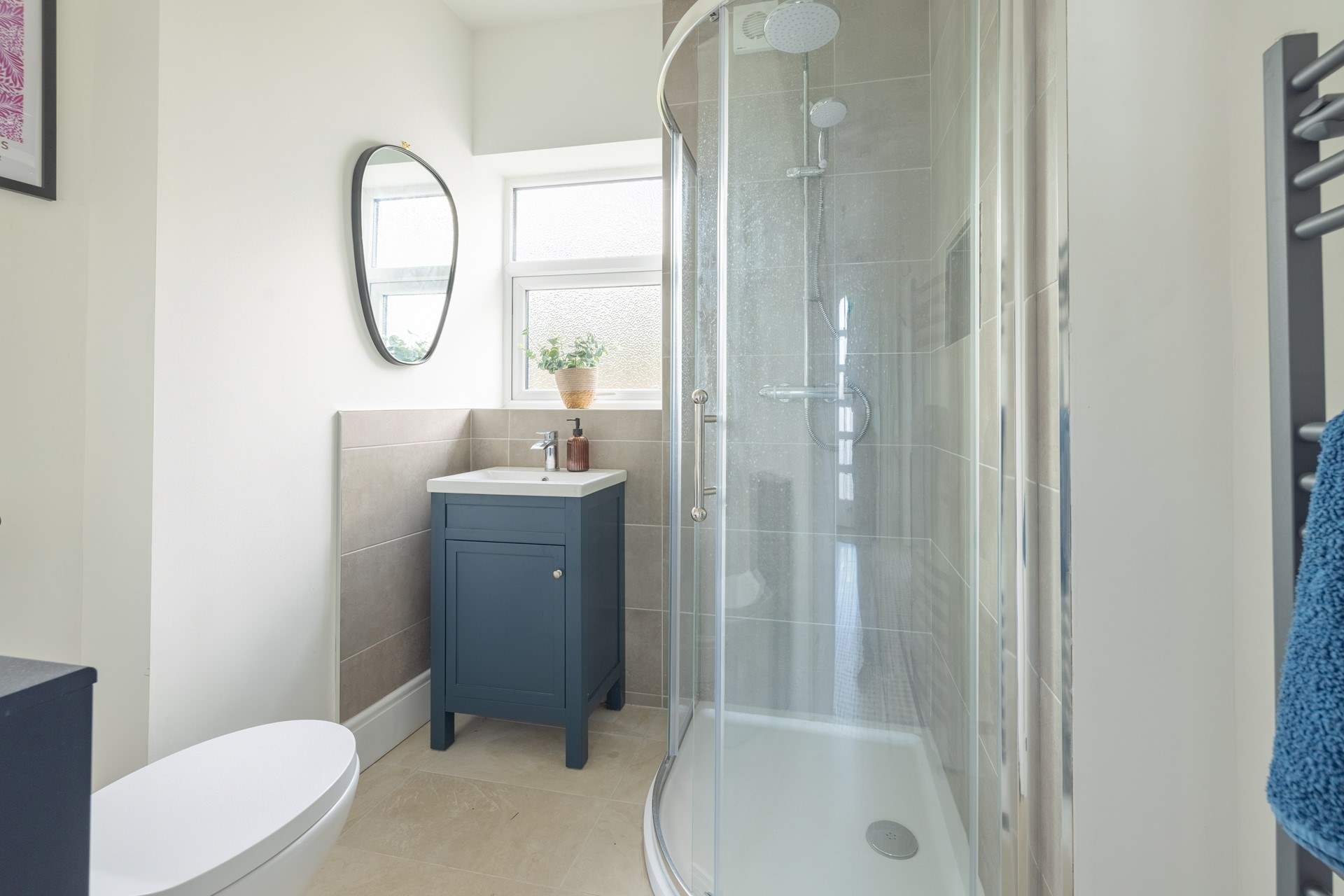 The ground floor shower-room.