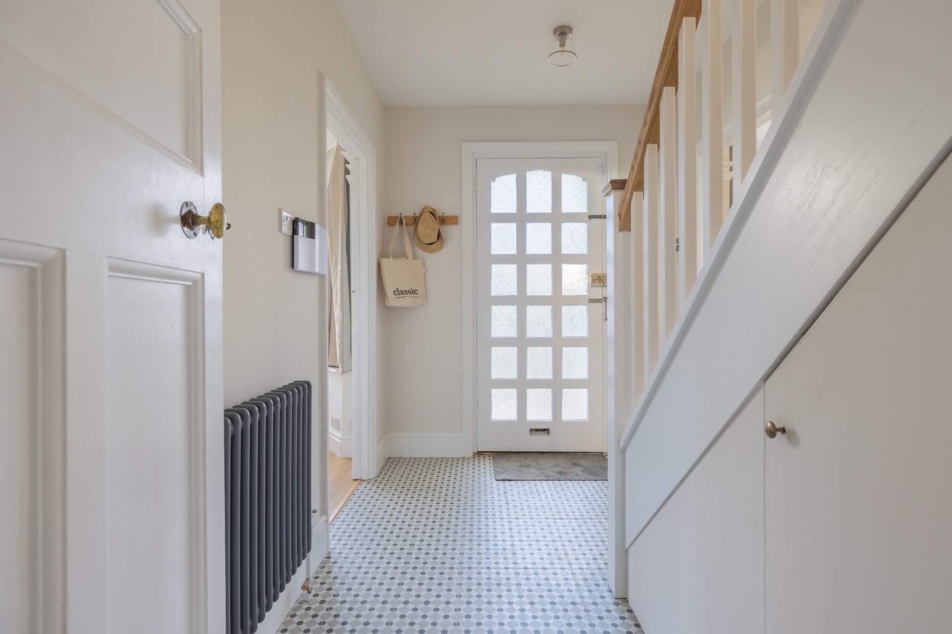 Step inside this welcoming hallway.