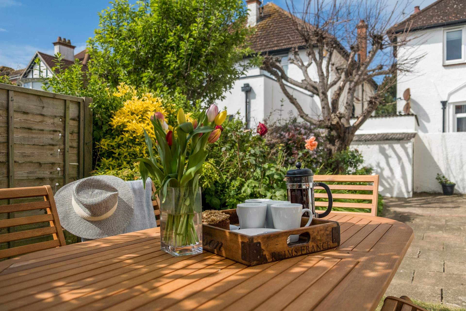 The perfect spot for morning coffee.