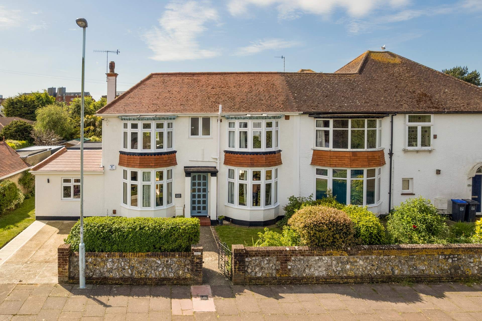 Austin House sits in the heart of Worthing, a short walk from the seafront.