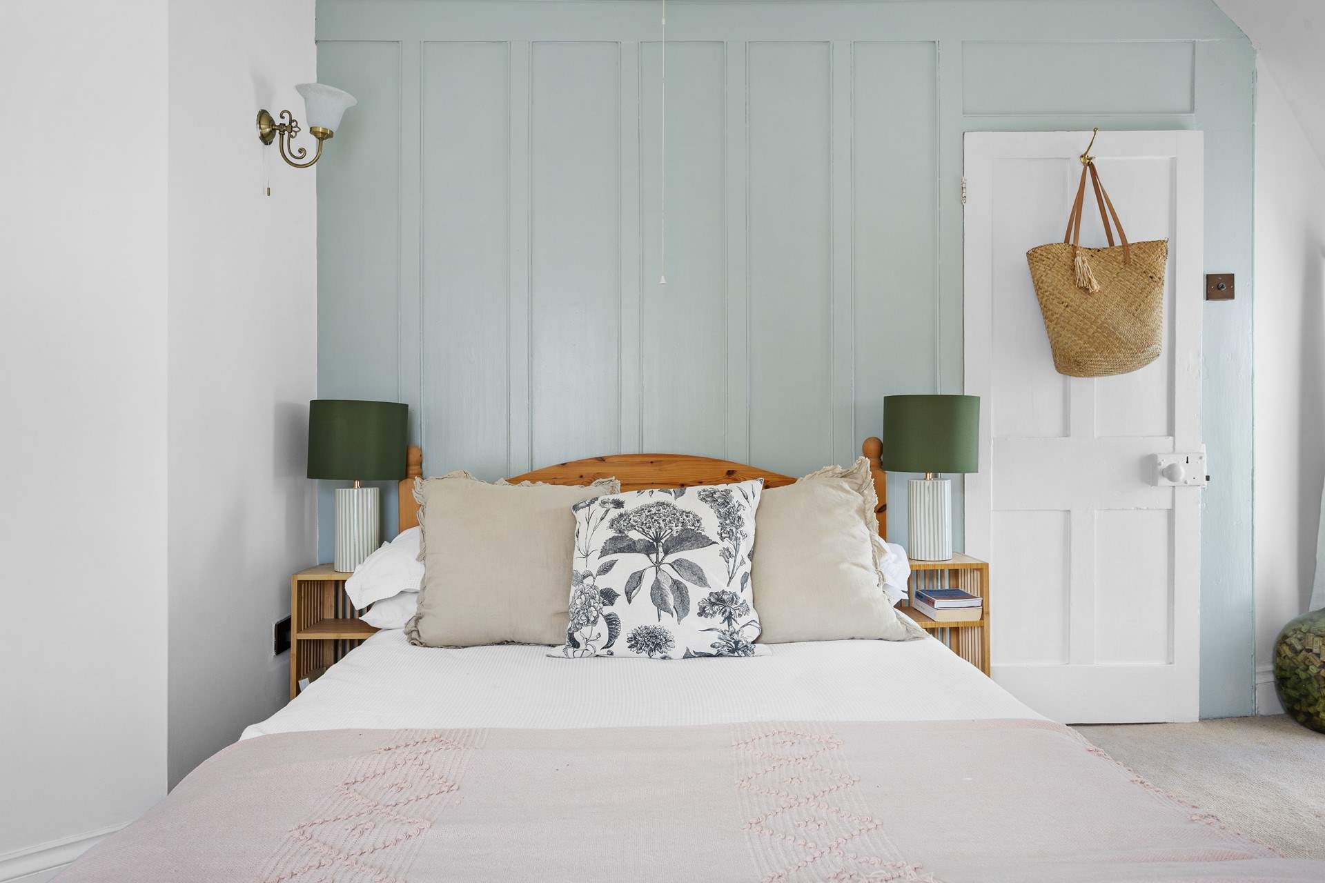 One of two pretty bedrooms. 