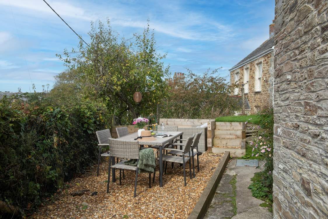 The garden is a great place for a barbecue at the end of the day or perhaps long brunches in the sunshine.
