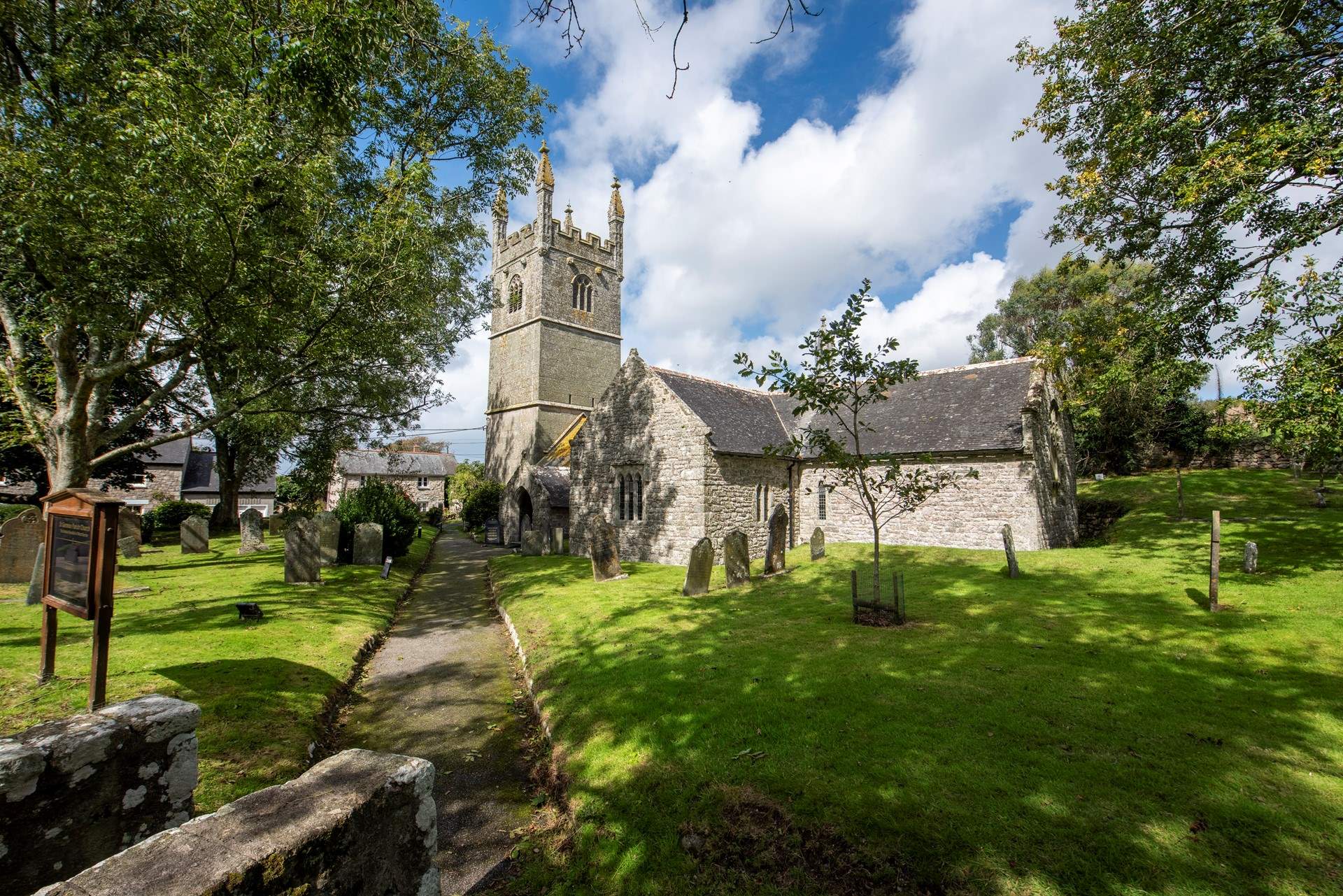 The beautiful 12th Century Church in Germoe village a short distance away.  This was constructed on the site of a much earlier Celtic Church.
