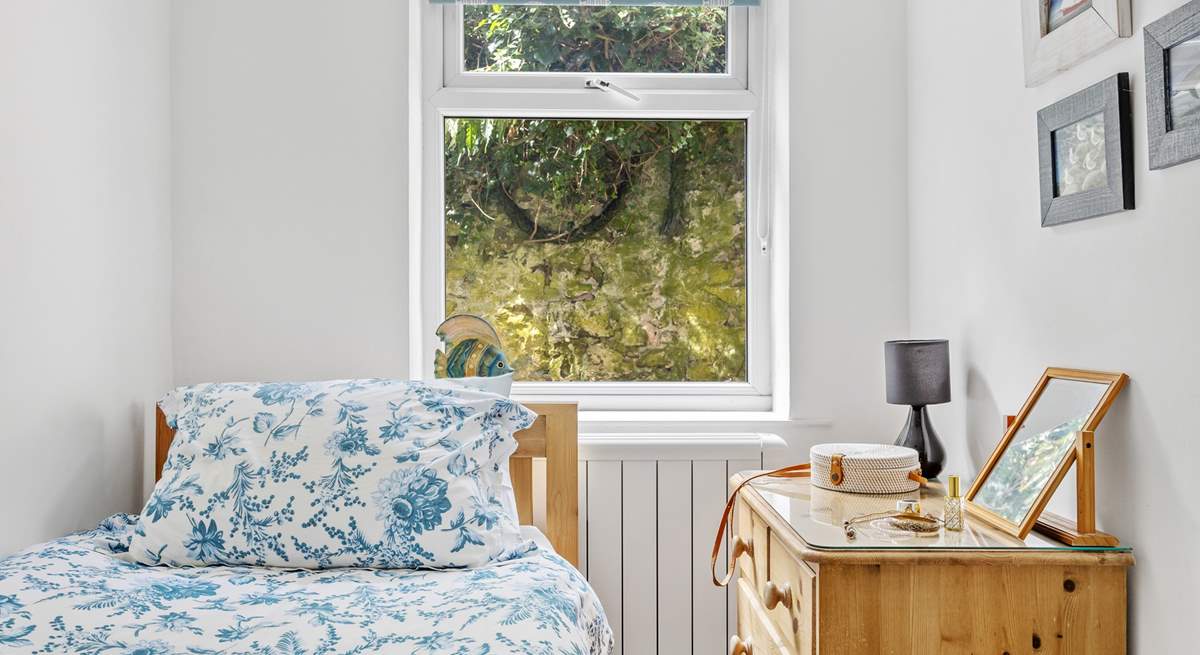 The cosy single room on the ground floor.