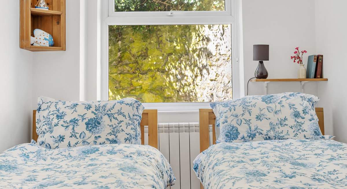 The ground floor bedrooms look out onto your private courtyard, which is handy for drying wetsuits.