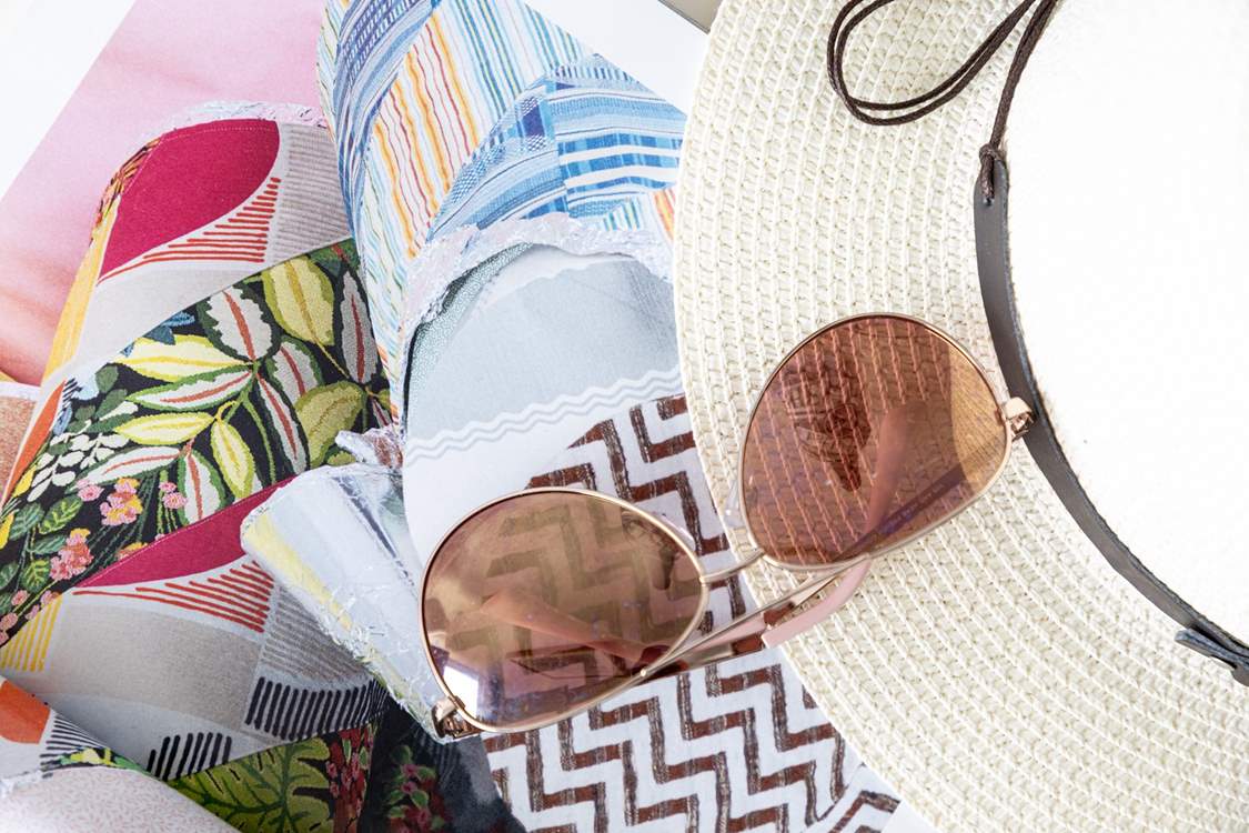 Don't forget your seaside essentials. All that is left on the agenda is to relax.