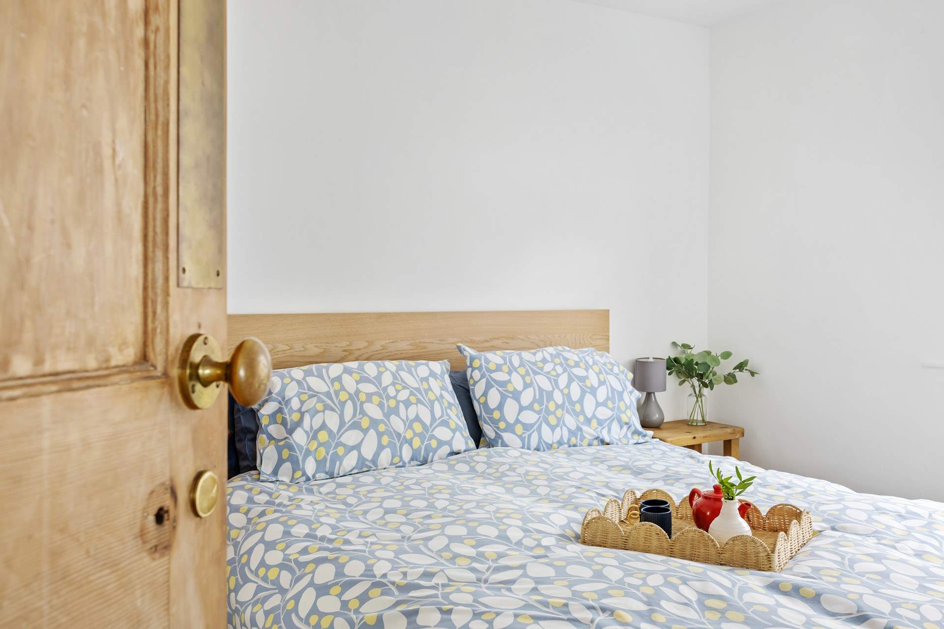 This is the king-size bedroom on the first floor.