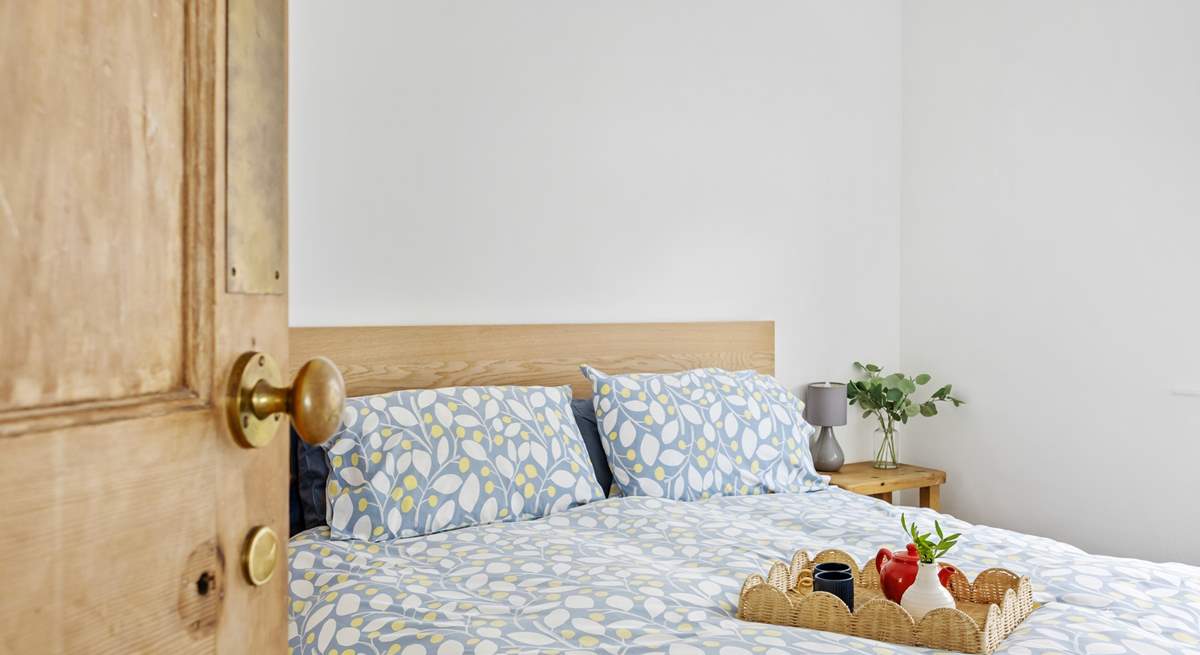 This is the king-size bedroom on the first floor.