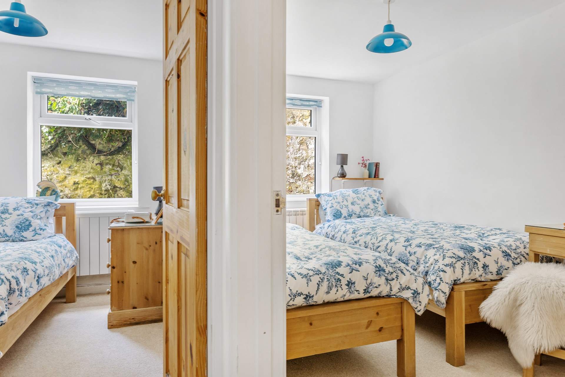 Looking towards the twin and single rooms on the ground floor.