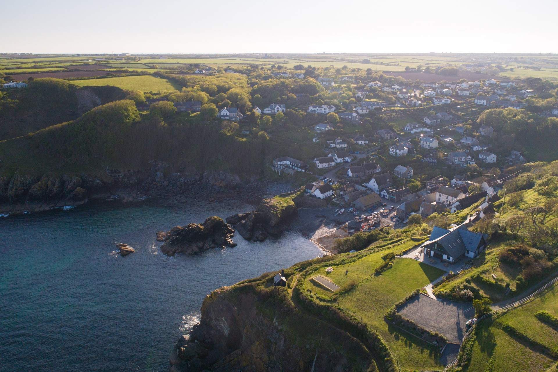 The stunning coastline at Cadgwith is right on your doorstep. 