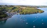 Watch the sailing boats come and go along the Helford river. - Thumbnail Image