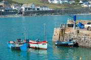 The pretty harbour at Coverack.