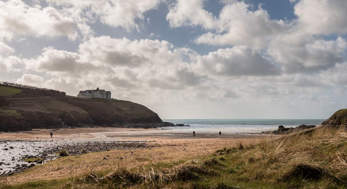 Poldhu beach has a wonderful cafe which opens year-round, the perfect place for hot chocolate with a view. 