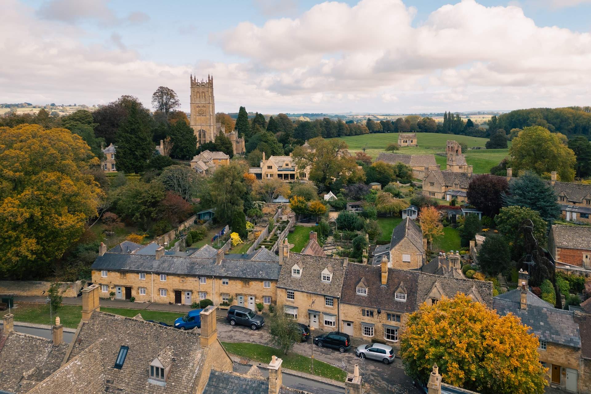 The rooftops of Chipping Campden.