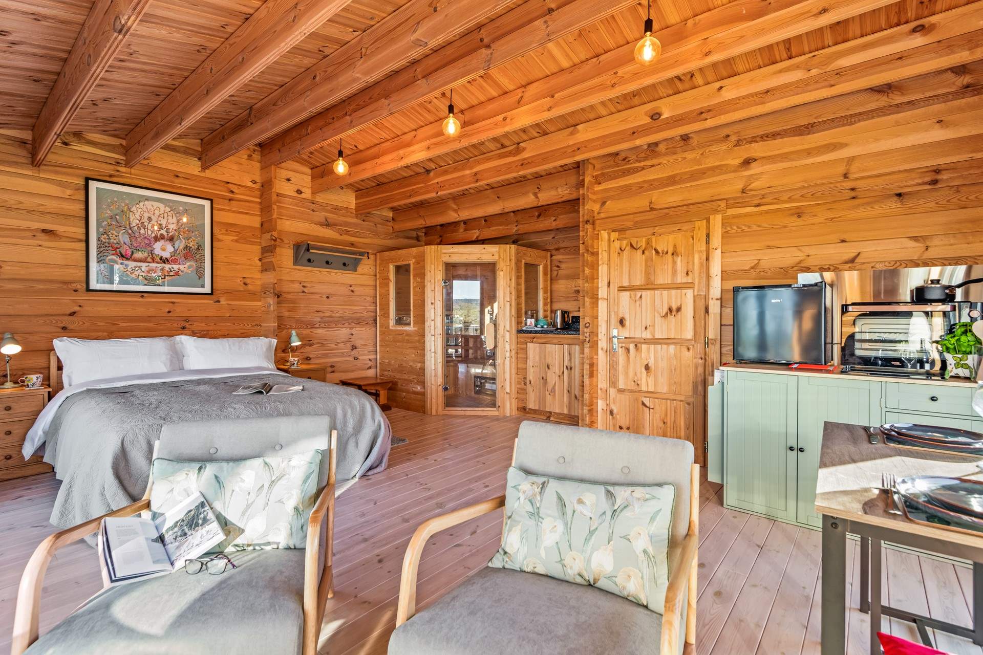 Looking back into The Forecast. This spacious lodge is perfect for that special getaway.