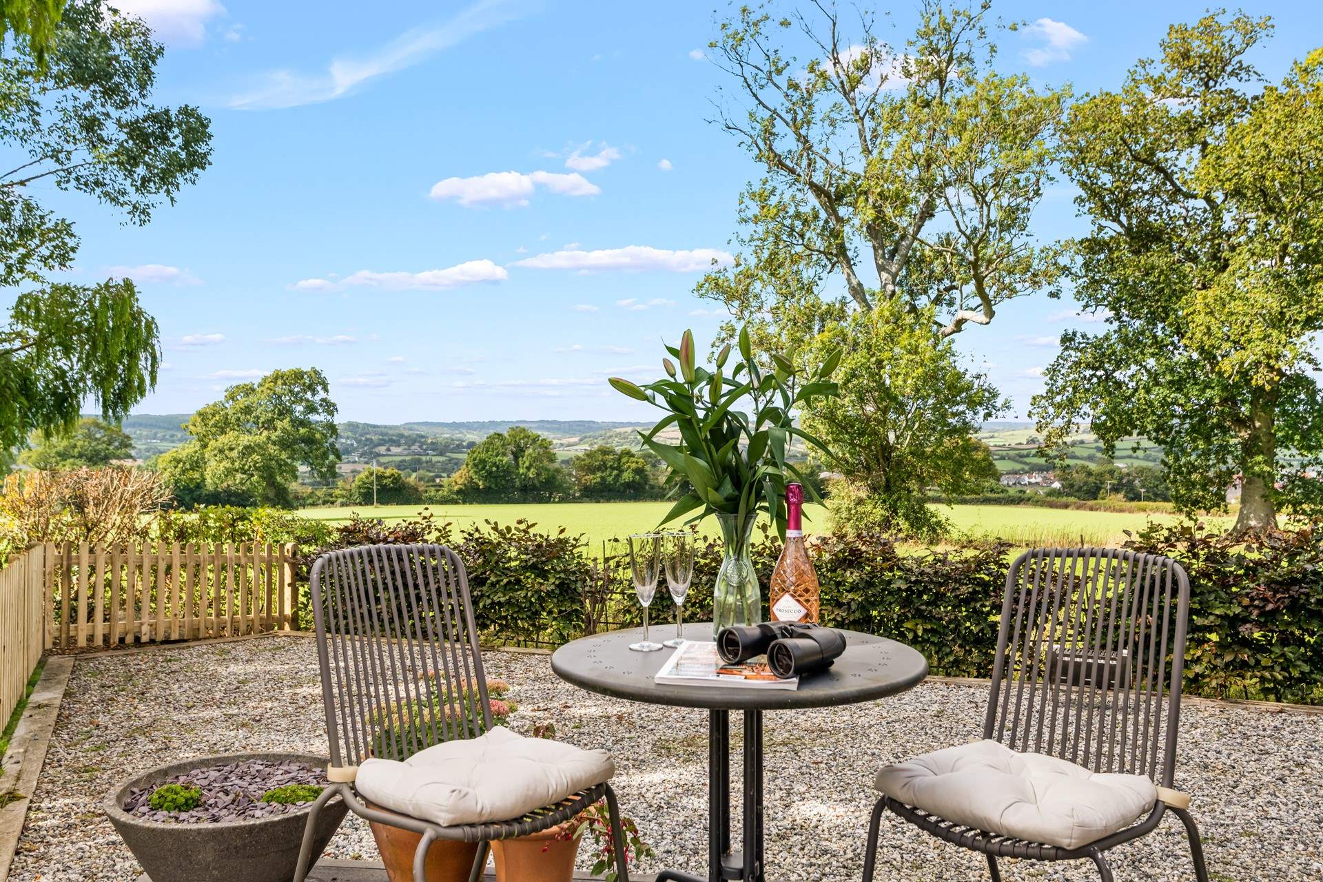 Why not enjoy a bottle of something tasty to celebrate your time away. 