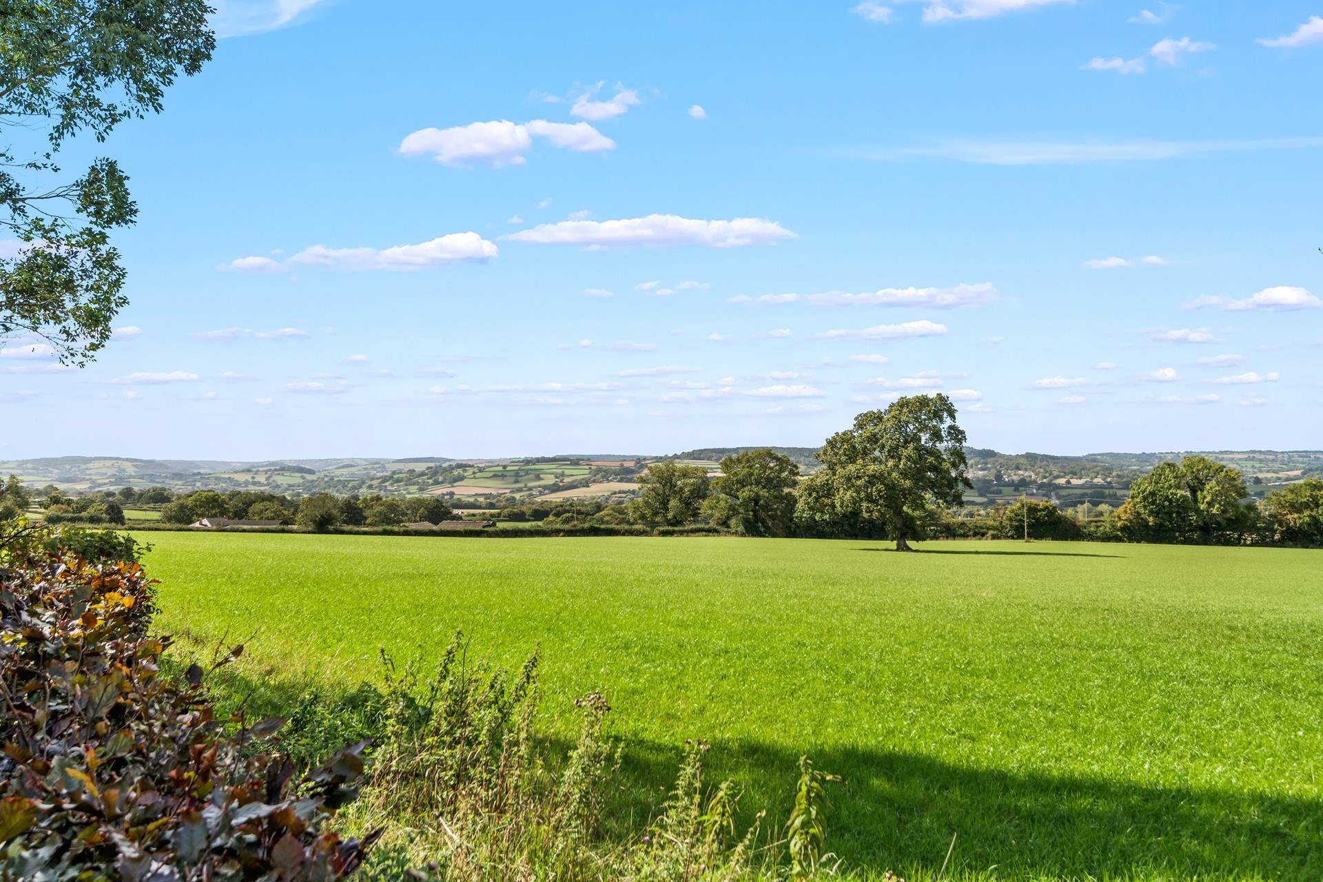 Unspoilt and uninterrupted views for miles. You will be able to forecast the weather before it is on your doorstep making choosing the day's attire rather easy.