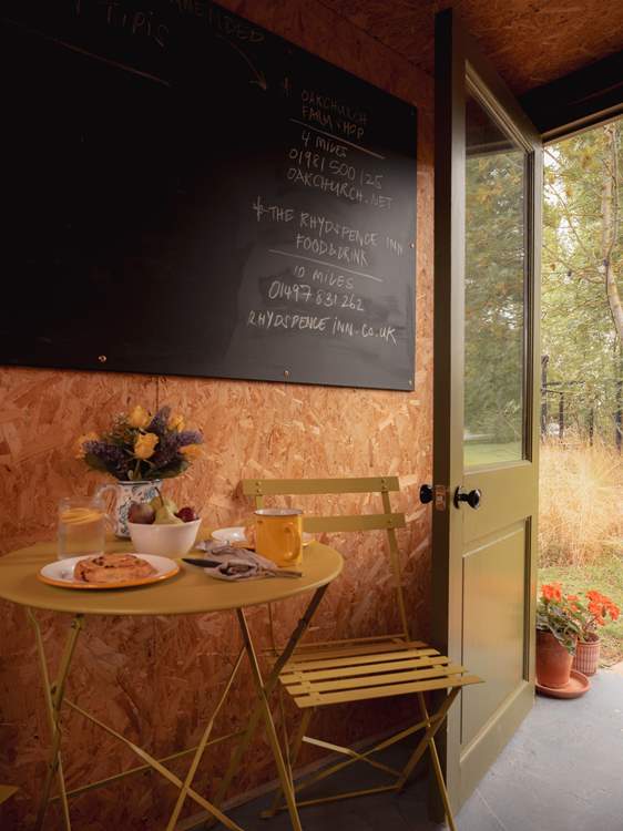 Prepare and enjoy meals before heading out to explore.