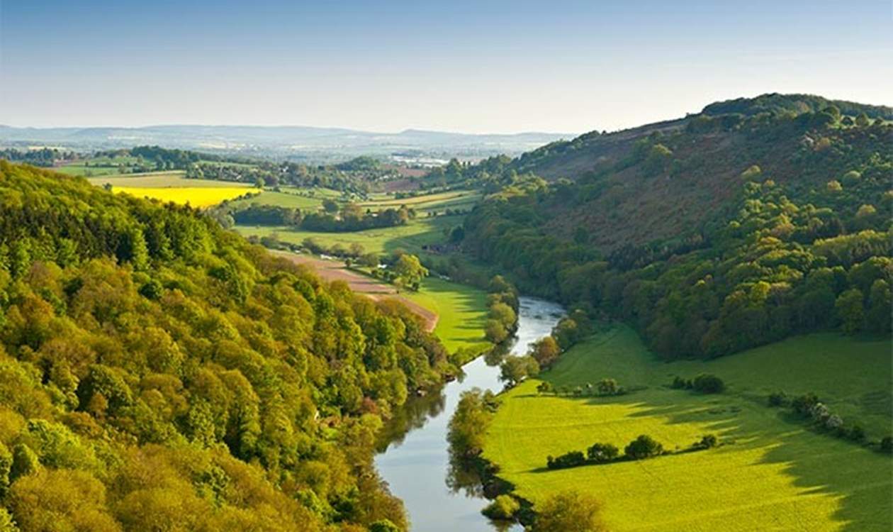 The verdant landscapes of Herefordshire are breathtaking.