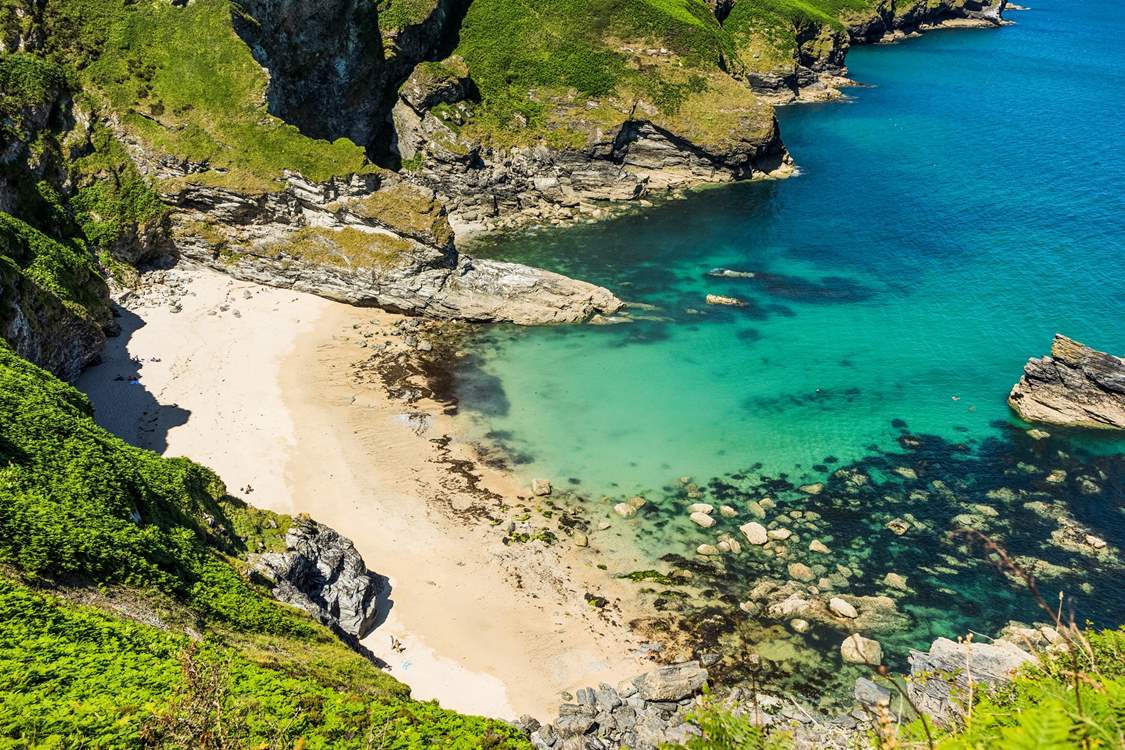 See the turquoise waters and dramatic coastline from the coastal walks in the area.