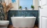 Soak away the day in the huge free-standing bath. - Thumbnail Image