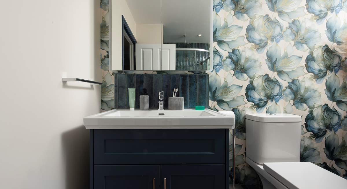 A very spacious and luxurious bathroom.