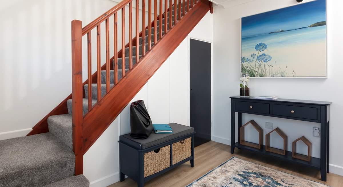Step into the welcoming hallway.