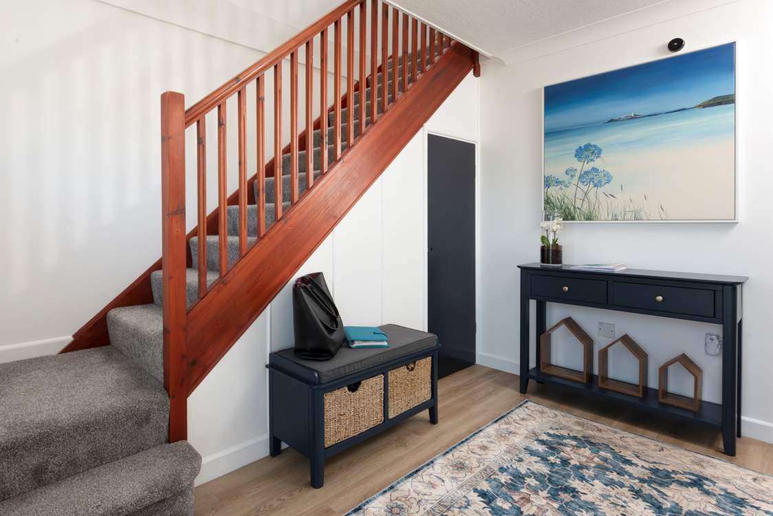 Step into the welcoming hallway.