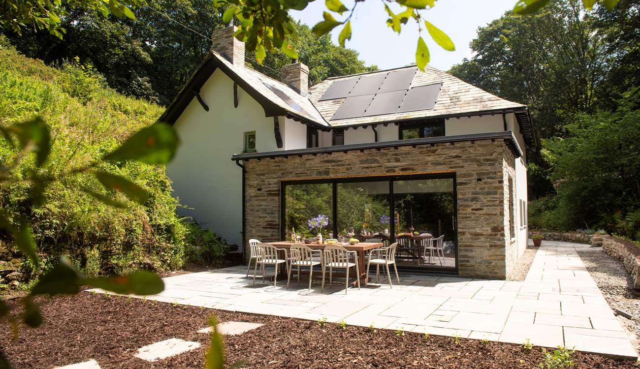 Soak up the sunshine on the terrace.