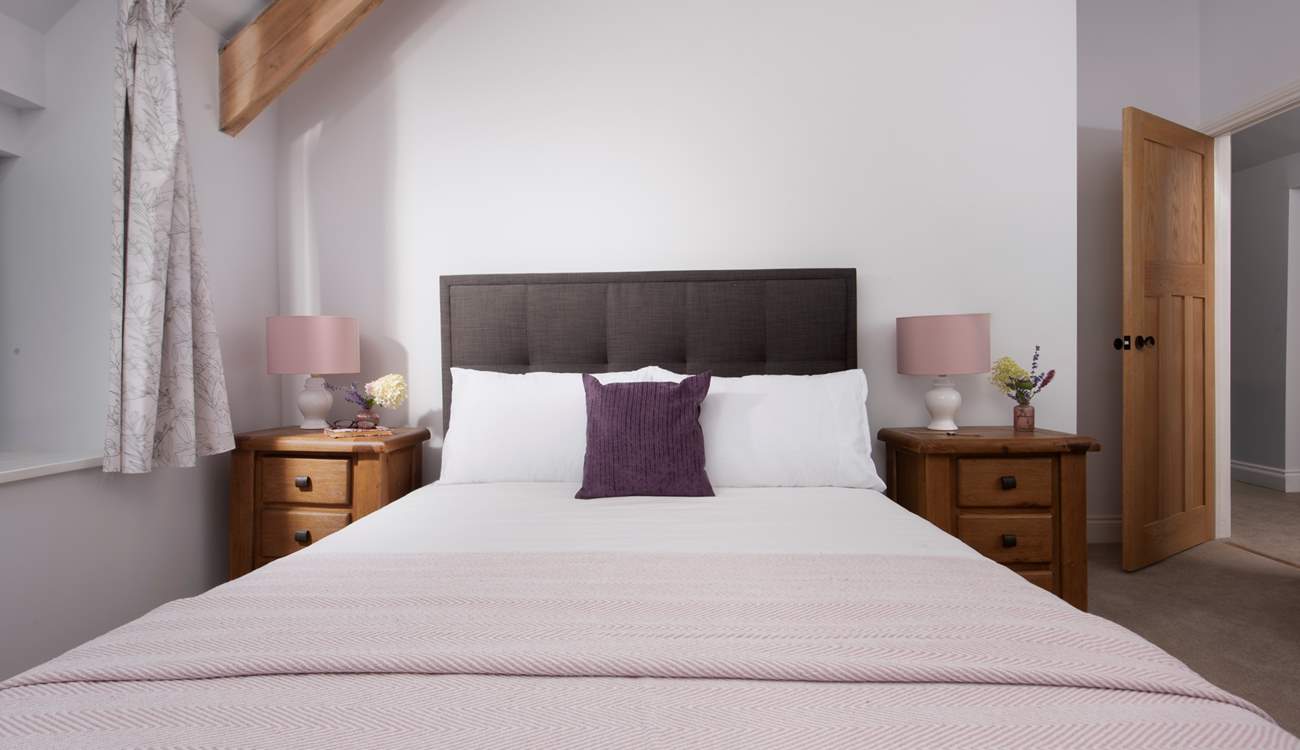 The large vaulted ceiling creates a wonderful sense of space.