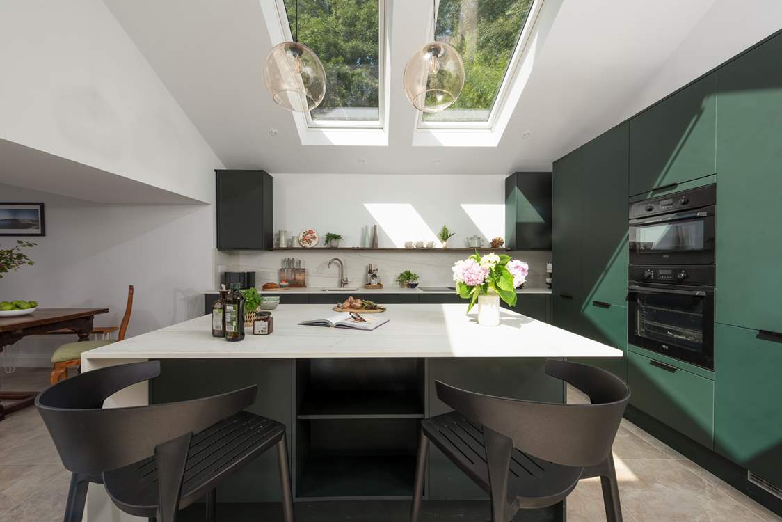 Pitch up at the breakfast-bar and keep the chef entertained.