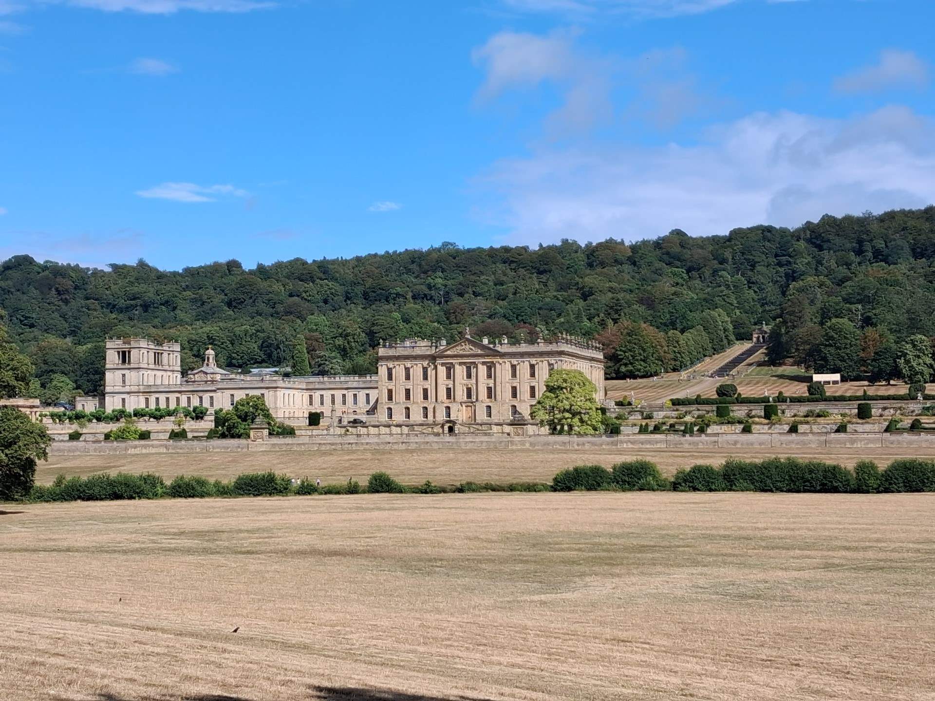 The magnificent Chatsworth House is nearby.