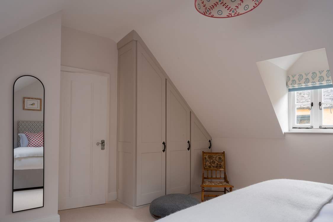 Lots of space and storage in this cleverly thought-out room.