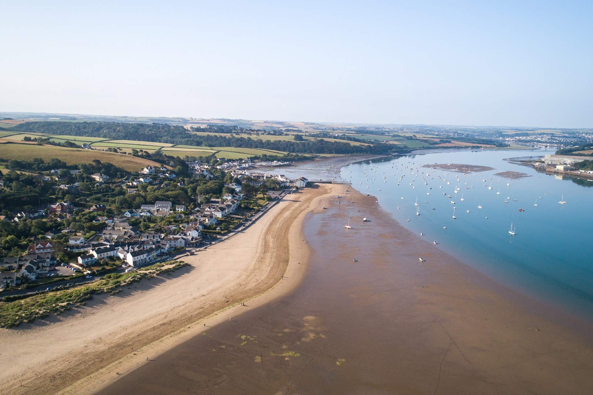 Appledore sits opposite Instow and a passenger ferry runs between the two in summer.