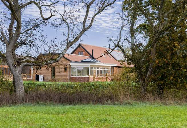 The property is at the end of of a small terrace of converted farm buildings and with its own private garden you will feel wonderfully tucked into the local landscape.
