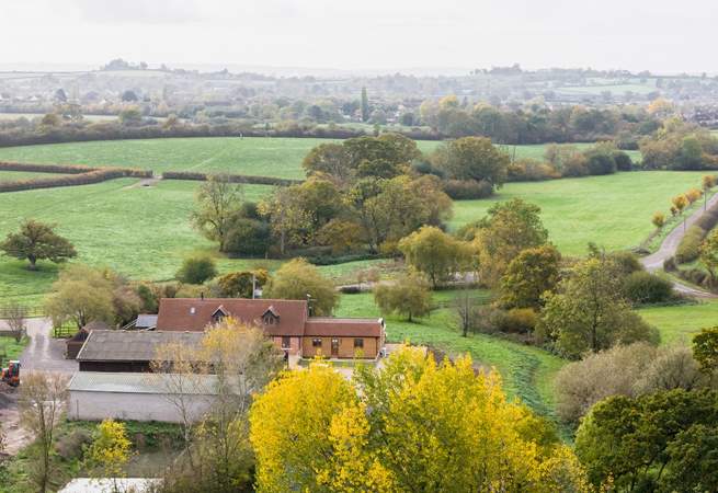 Kingfishers is within the grounds of a wonderful working cattle farm and tucked onto the end of the other converted barns.