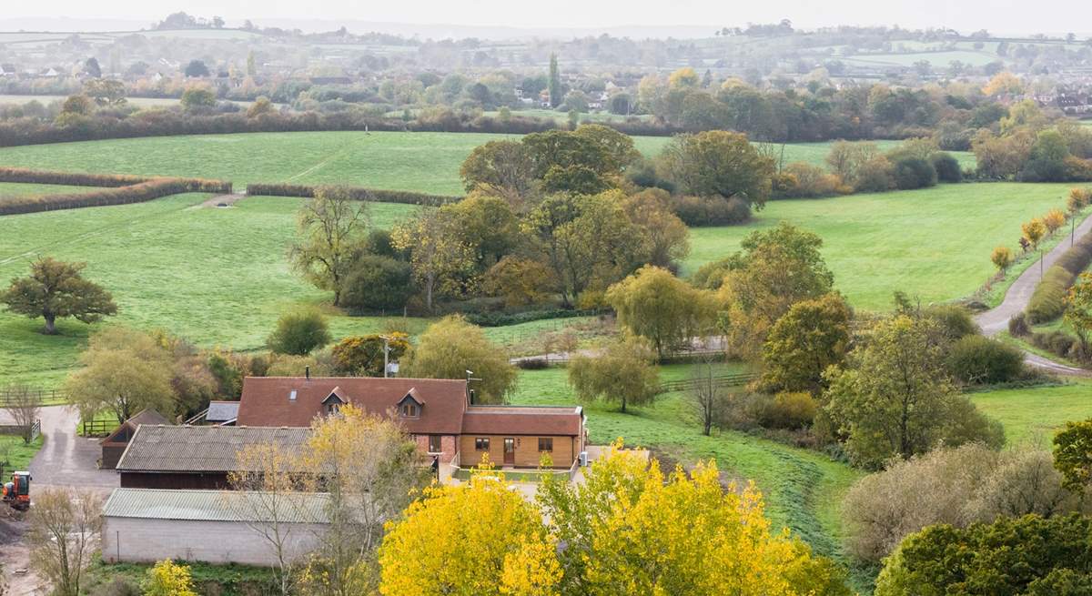 Kingfishers is within the grounds of a wonderful working cattle farm and tucked onto the end of the other converted barns.